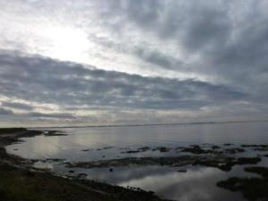High tide on the Lune from Cockersand Abbey