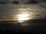 Sun set over Penwortham, December 2012