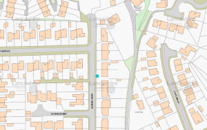 Bank Parade and Burnside Way, courtesy of Mario Maps