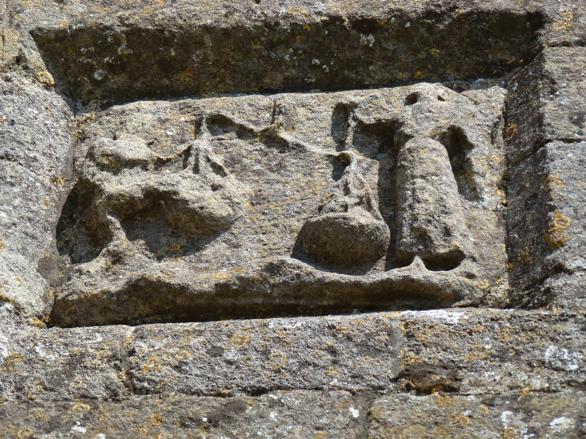 St Michael, Scales, Dragon, Glatonbury Tor 2013